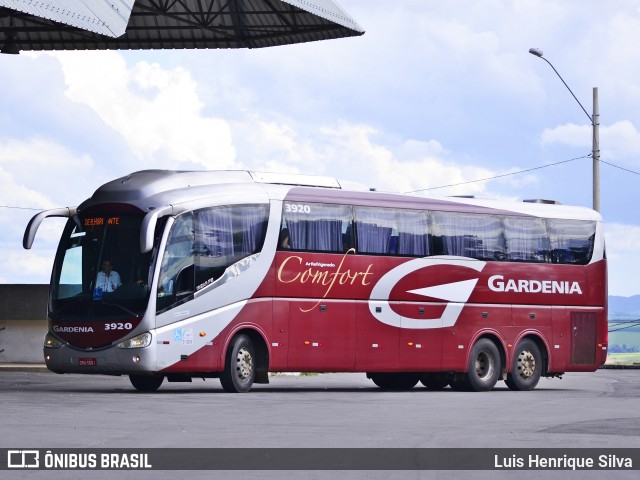 Expresso Gardenia 3920 na cidade de Varginha, Minas Gerais, Brasil, por Luis Henrique Silva. Número da foto: #7582065.