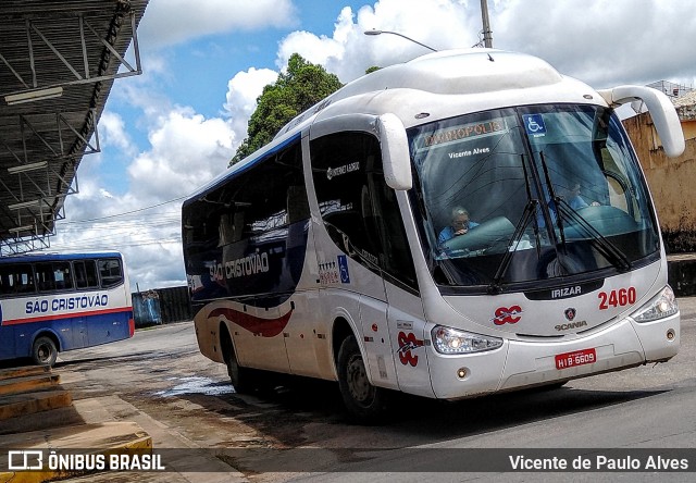 Viação São Cristóvão 2460 na cidade de Santo Antônio do Monte, Minas Gerais, Brasil, por Vicente de Paulo Alves. Número da foto: #7580919.