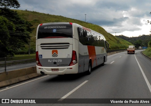 Viação Cidade do Aço RJ 174.179 na cidade de Piraí, Rio de Janeiro, Brasil, por Vicente de Paulo Alves. Número da foto: #7579479.