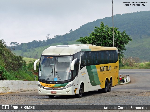 Empresa Gontijo de Transportes 18810 na cidade de João Monlevade, Minas Gerais, Brasil, por Antonio Carlos Fernandes. ID da foto: 7580168.