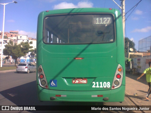 OT Trans - Ótima Salvador Transportes 21108 na cidade de Salvador, Bahia, Brasil, por Mario dos Santos Nogueira Junior. ID da foto: 7580820.