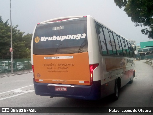 Auto Viação Urubupungá 5140 na cidade de São Paulo, São Paulo, Brasil, por Rafael Lopes de Oliveira. Número da foto: #7580511.