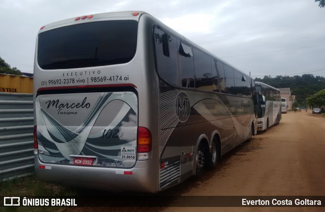 Marcelo Turismo 10200 na cidade de Piúma, Espírito Santo, Brasil, por Everton Costa Goltara. Número da foto: #7581151.