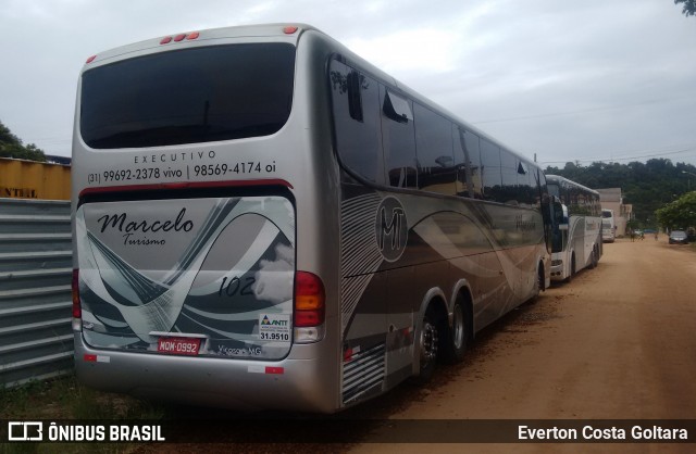 Marcelo Turismo 10200 na cidade de Piúma, Espírito Santo, Brasil, por Everton Costa Goltara. ID da foto: 7581151.