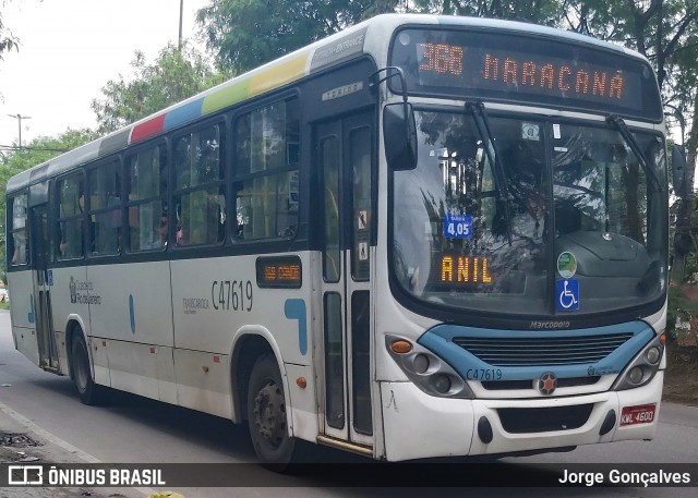 Viação Redentor C47619 na cidade de Rio de Janeiro, Rio de Janeiro, Brasil, por Jorge Gonçalves. Número da foto: #7583066.