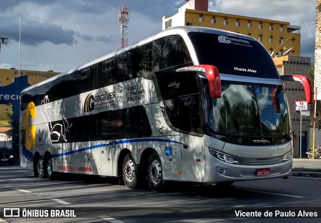 Gonçalves Viagens e Excursões 1000 na cidade de Aparecida, São Paulo, Brasil, por Vicente de Paulo Alves. ID da foto: 7583573.