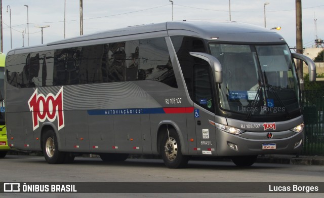 Auto Viação 1001 RJ 108.107 na cidade de São Paulo, São Paulo, Brasil, por Lucas Borges . Número da foto: #7582781.