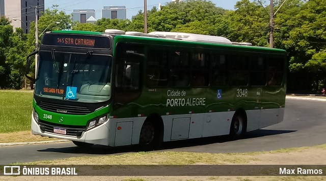 Sudeste Transportes Coletivos 3348 na cidade de Porto Alegre, Rio Grande do Sul, Brasil, por Max Ramos. Número da foto: #7582141.