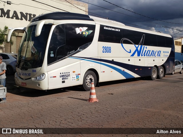 Aliança Turismo e Transporte 2808 na cidade de Belo Horizonte, Minas Gerais, Brasil, por Ailton Alves. ID da foto: 7582523.