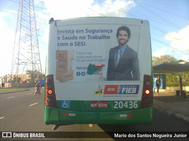 OT Trans - Ótima Salvador Transportes 20436 na cidade de Salvador, Bahia, Brasil, por Mario dos Santos Nogueira Junior. Número da foto: #7585933.