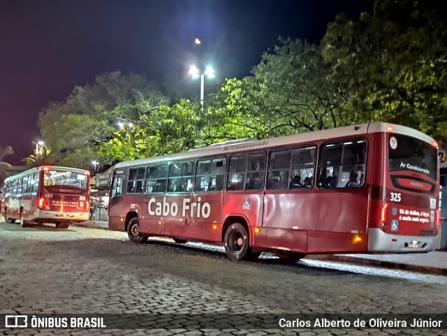 Auto Viação Salineira 325 na cidade de Cabo Frio, Rio de Janeiro, Brasil, por Carlos Alberto de Oliveira Júnior. ID da foto: 7586911.