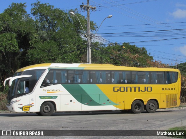 Empresa Gontijo de Transportes 18480 na cidade de Recife, Pernambuco, Brasil, por Matheus Lex. Número da foto: #7587323.
