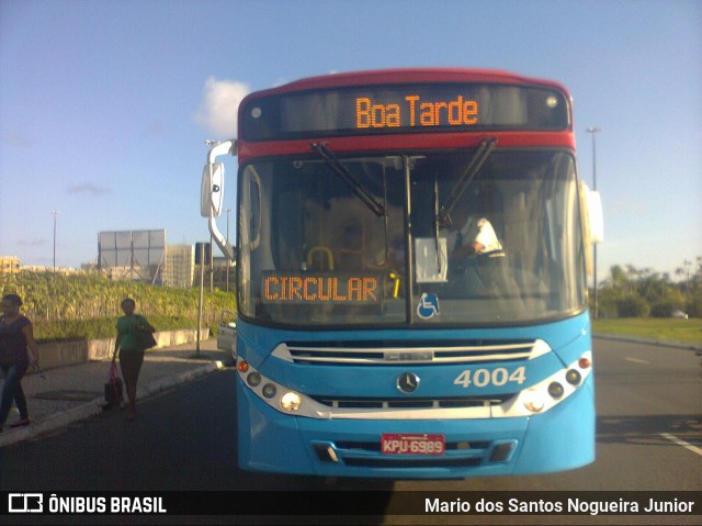 ATT - Atlântico Transportes e Turismo 4004 na cidade de Salvador, Bahia, Brasil, por Mario dos Santos Nogueira Junior. ID da foto: 7585924.