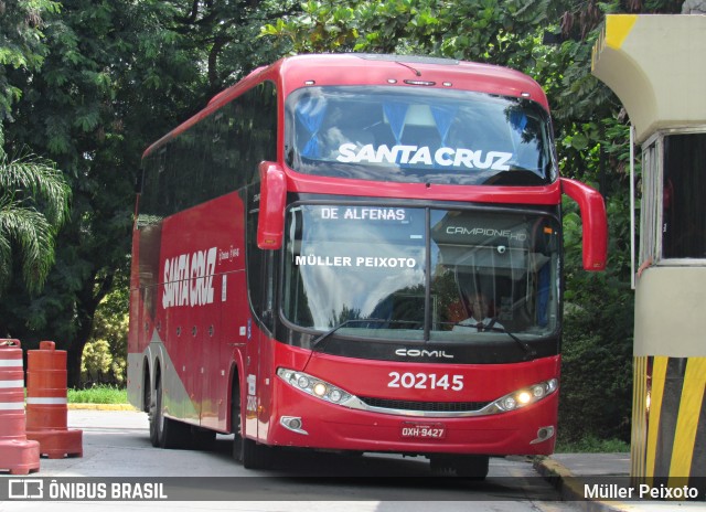 Viação Santa Cruz 202145 na cidade de São Paulo, São Paulo, Brasil, por Müller Peixoto. ID da foto: 7584927.