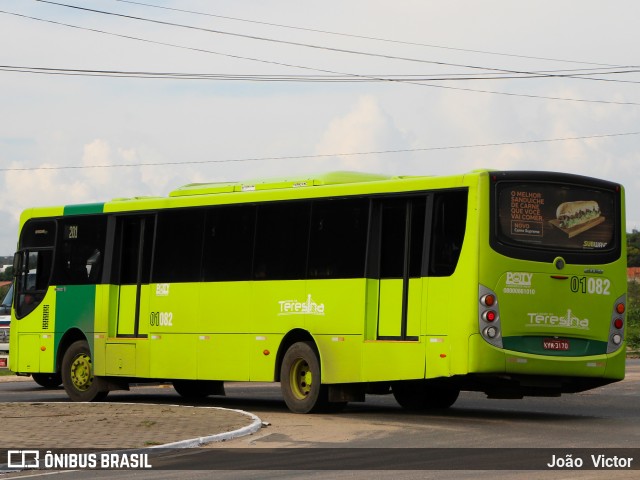 EMVIPI - Empresa Viação Piauí 01082 na cidade de Teresina, Piauí, Brasil, por João Victor. Número da foto: #7586908.