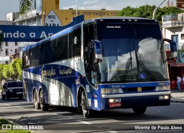 Fernandes Turismo 7000 na cidade de Aparecida, São Paulo, Brasil, por Vicente de Paulo Alves. Número da foto: #7586347.