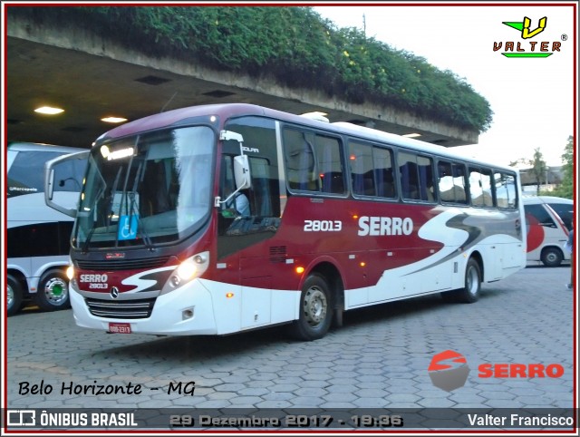 Viação Serro 28013 na cidade de Belo Horizonte, Minas Gerais, Brasil, por Valter Francisco. Número da foto: #7585043.