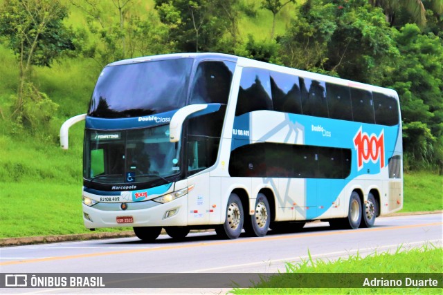 Auto Viação 1001 RJ 108.402 na cidade de Teresópolis, Rio de Janeiro, Brasil, por Adriano Duarte. Número da foto: #7587957.