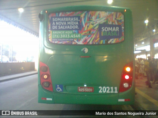 OT Trans - Ótima Salvador Transportes 20211 na cidade de Salvador, Bahia, Brasil, por Mario dos Santos Nogueira Junior. Número da foto: #7589527.