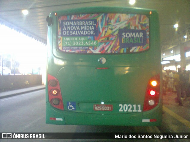 OT Trans - Ótima Salvador Transportes 20211 na cidade de Salvador, Bahia, Brasil, por Mario dos Santos Nogueira Junior. ID da foto: 7589527.