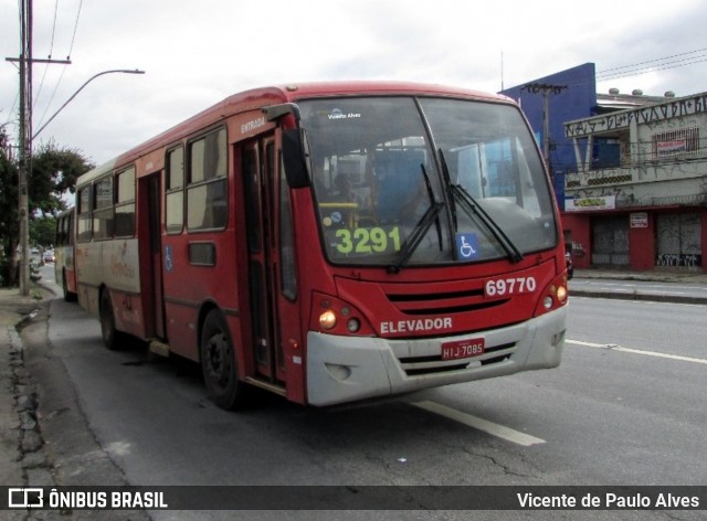 Viação Santa Edwiges 69770 na cidade de Belo Horizonte, Minas Gerais, Brasil, por Vicente de Paulo Alves. ID da foto: 7589430.