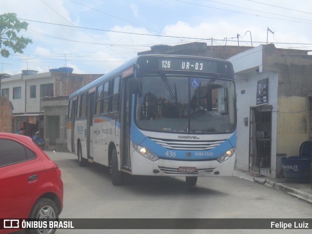Expresso Vera Cruz 436 na cidade de Recife, Pernambuco, Brasil, por Felipe Luiz. Número da foto: #7588009.