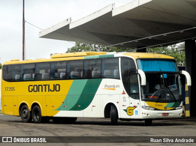 Empresa Gontijo de Transportes 17355 na cidade de Teresina, Piauí, Brasil, por Ruan Silva Andrade. Número da foto: #7588952.