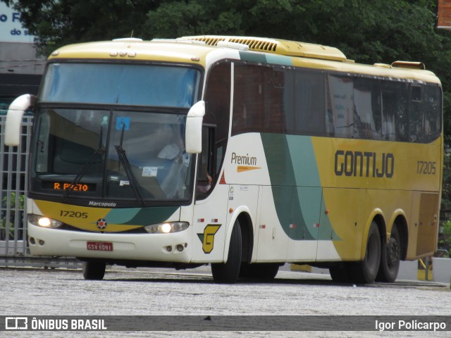 Empresa Gontijo de Transportes 17205 na cidade de Divinópolis, Minas Gerais, Brasil, por Igor Policarpo. ID da foto: 7589202.