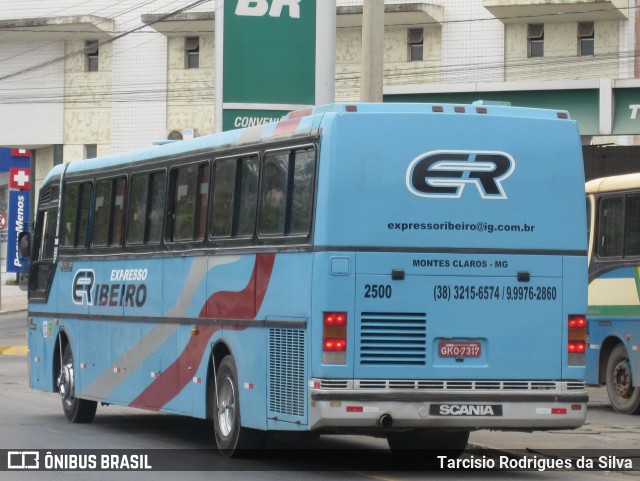 Expresso Ribeiro 2500 na cidade de Montes Claros, Minas Gerais, Brasil, por Tarcisio Rodrigues da Silva. ID da foto: 7587937.