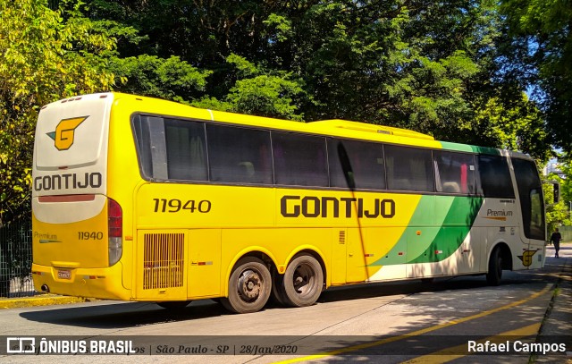 Empresa Gontijo de Transportes 11940 na cidade de São Paulo, São Paulo, Brasil, por Rafael Campos. ID da foto: 7588482.