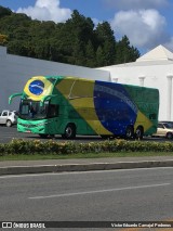Santa Luzia Transporte e Turismo - Geneve Turismo 3023 na cidade de Brusque, Santa Catarina, Brasil, por Victor Eduardo Carvajal Pedreros. Número da foto: #:id.
