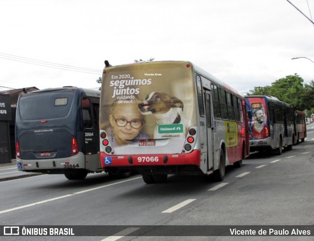 Viação Belo Monte Transportes Coletivos 97066 na cidade de Belo Horizonte, Minas Gerais, Brasil, por Vicente de Paulo Alves. Número da foto: #7590933.