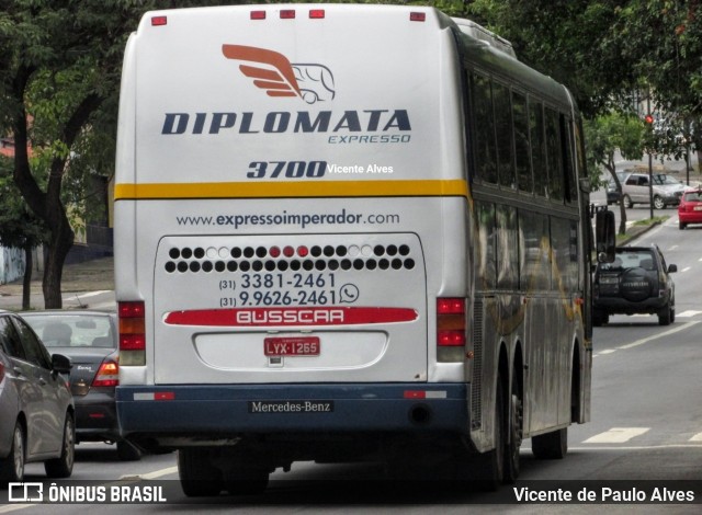 Expresso Imperador 3700 na cidade de Belo Horizonte, Minas Gerais, Brasil, por Vicente de Paulo Alves. Número da foto: #7590637.