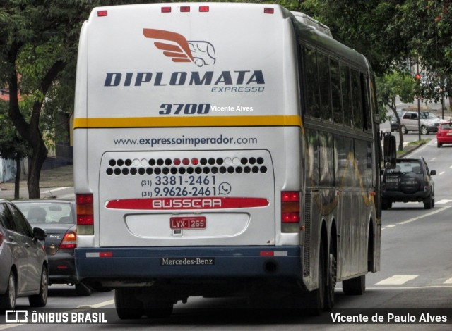 Expresso Imperador 3700 na cidade de Belo Horizonte, Minas Gerais, Brasil, por Vicente de Paulo Alves. ID da foto: 7590637.