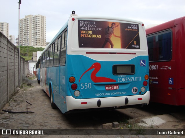 Expresso Lorenzutti 550 na cidade de Vila Velha, Espírito Santo, Brasil, por Luan Gabriel. Número da foto: #7590325.