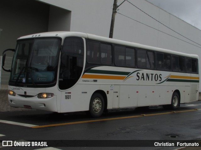 Viação Santos 1601 na cidade de Juiz de Fora, Minas Gerais, Brasil, por Christian  Fortunato. ID da foto: 7590434.