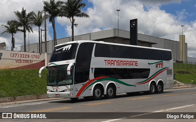 Transmariane Turismo 1460 na cidade de Formiga, Minas Gerais, Brasil, por Diego Felipe. Número da foto: #7590209.