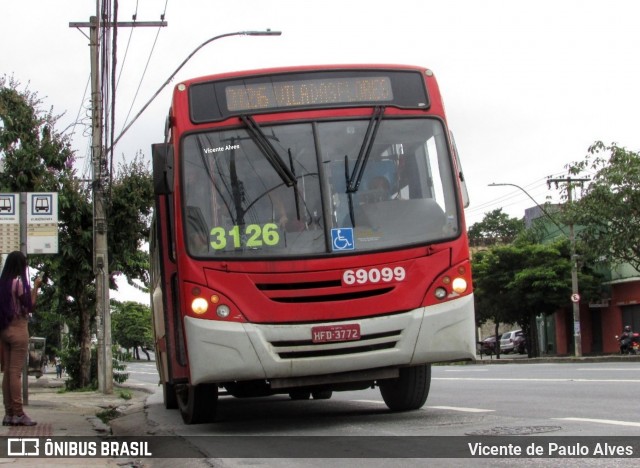 Viação Santa Edwiges 69099 na cidade de Belo Horizonte, Minas Gerais, Brasil, por Vicente de Paulo Alves. Número da foto: #7590641.