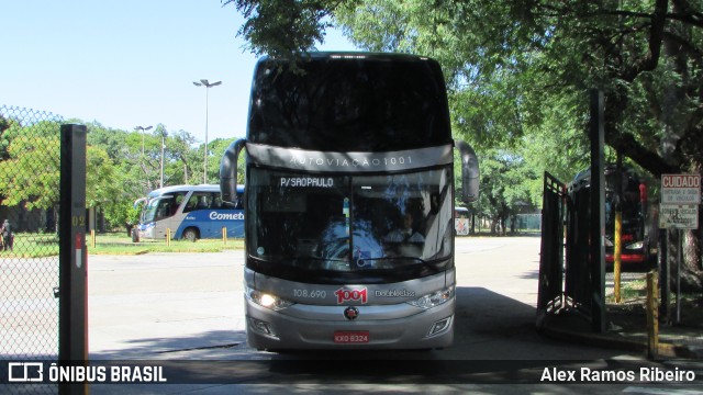 Auto Viação 1001 108.690 na cidade de São Paulo, São Paulo, Brasil, por Alex Ramos Ribeiro. Número da foto: #7594375.