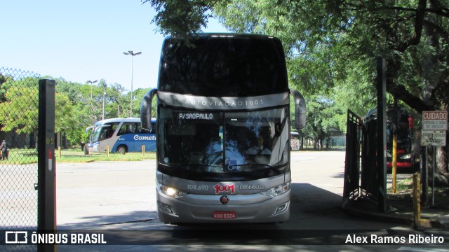 Auto Viação 1001 108.690 na cidade de São Paulo, São Paulo, Brasil, por Alex Ramos Ribeiro. ID da foto: 7594375.