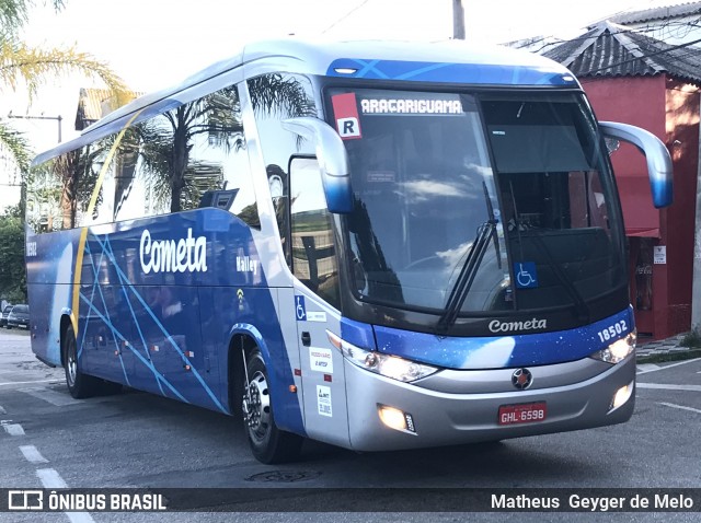 Viação Cometa 18502 na cidade de Sorocaba, São Paulo, Brasil, por Matheus  Geyger de Melo. ID da foto: 7594400.