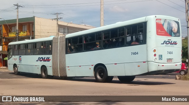 SOUL - Sociedade de Ônibus União Ltda. 7404 na cidade de Porto Alegre, Rio Grande do Sul, Brasil, por Max Ramos. ID da foto: 7594392.