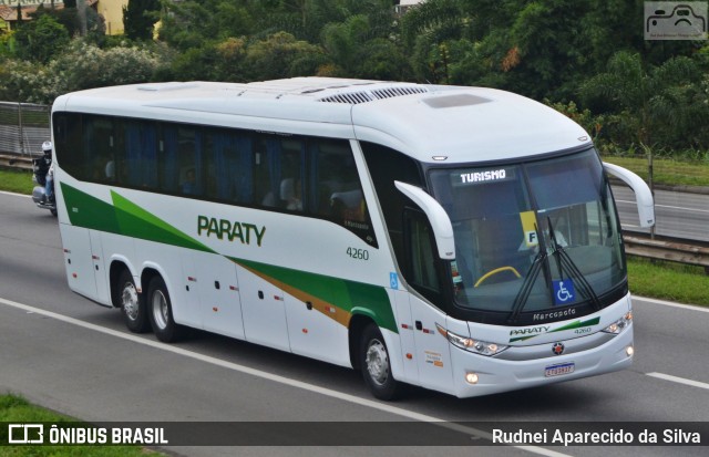 Viação Paraty 4260 na cidade de Santa Isabel, São Paulo, Brasil, por Rudnei Aparecido da Silva. Número da foto: #7593115.