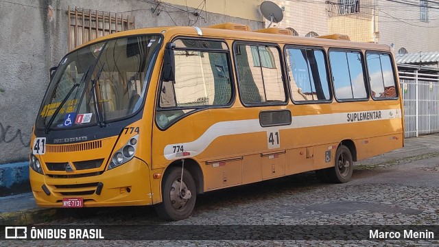 Transporte Suplementar de Belo Horizonte 774 na cidade de Belo Horizonte, Minas Gerais, Brasil, por Marco Menin. ID da foto: 7593290.