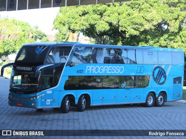 Auto Viação Progresso 6137 na cidade de Maceió, Alagoas, Brasil, por Rodrigo Fonseca. ID da foto: 7595130.