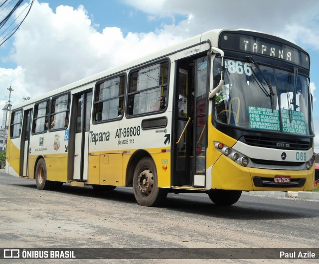 Empresa de Transportes Nova Marambaia AT-86608 na cidade de Belém, Pará, Brasil, por Paul Azile. Número da foto: #7593240.