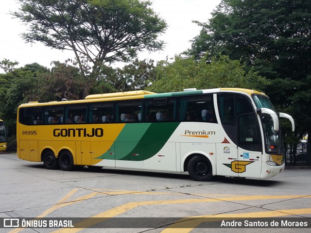 Empresa Gontijo de Transportes 14995 na cidade de São Paulo, São Paulo, Brasil, por Andre Santos de Moraes. ID da foto: 7664942.