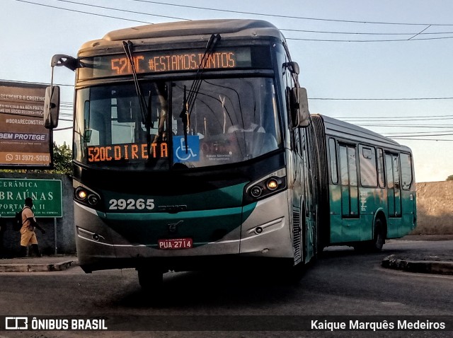 Transbus Transportes > Gávea Transportes 29265 na cidade de Ribeirão das Neves, Minas Gerais, Brasil, por Kaique Marquês Medeiros . ID da foto: 7666800.