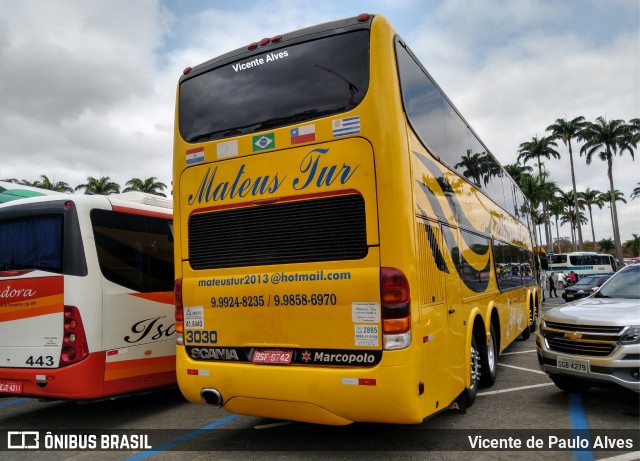 Mateus Tur 3030 na cidade de Aparecida, São Paulo, Brasil, por Vicente de Paulo Alves. ID da foto: 7669775.