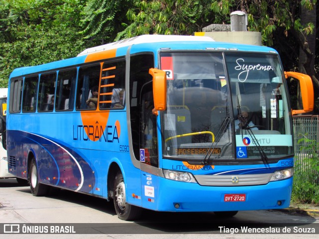 Litorânea Transportes Coletivos 5090 na cidade de São Paulo, São Paulo, Brasil, por Tiago Wenceslau de Souza. ID da foto: 7666530.